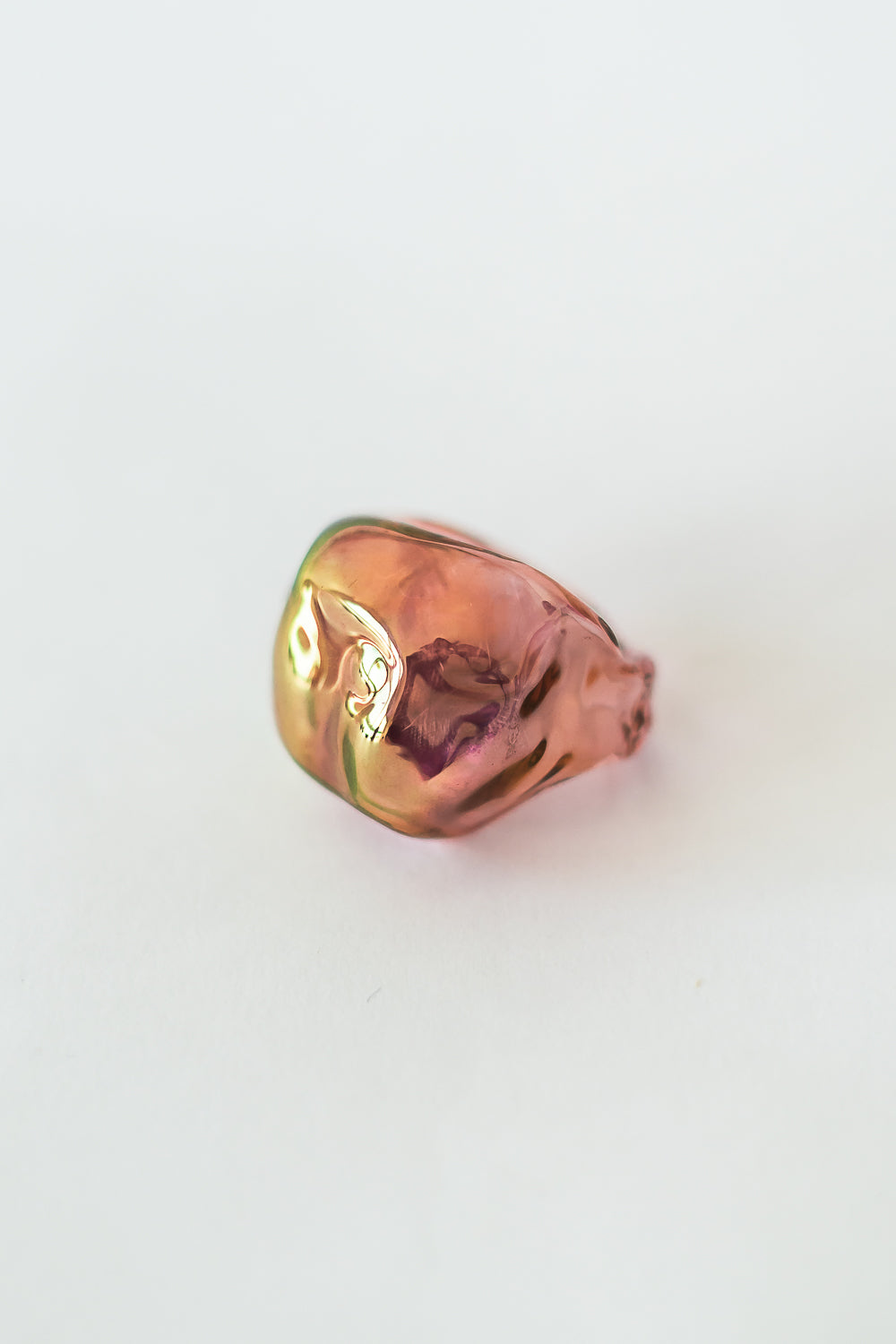 BLOWN RING GOLD PINK