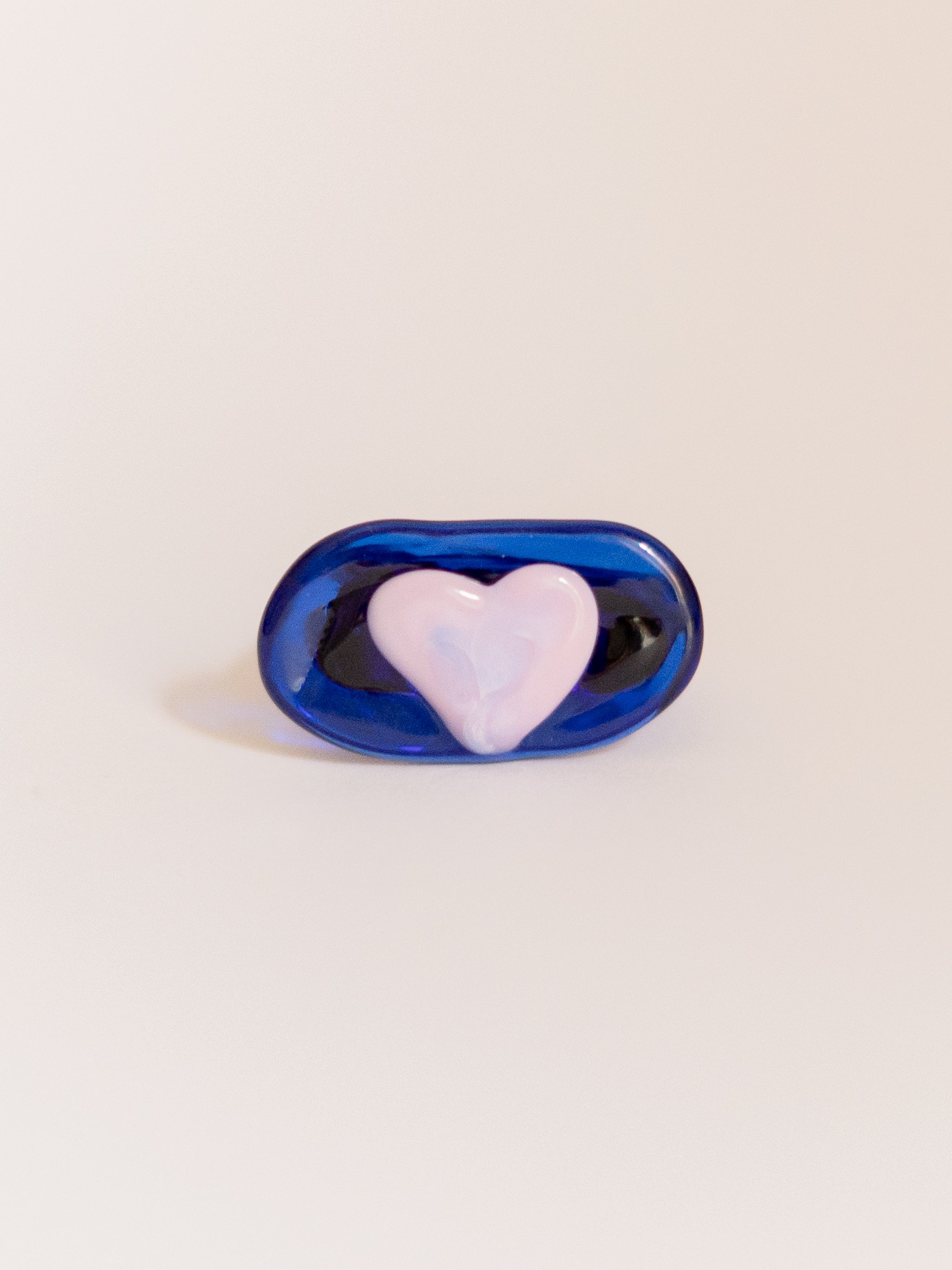 ANILLO HEART BLUE