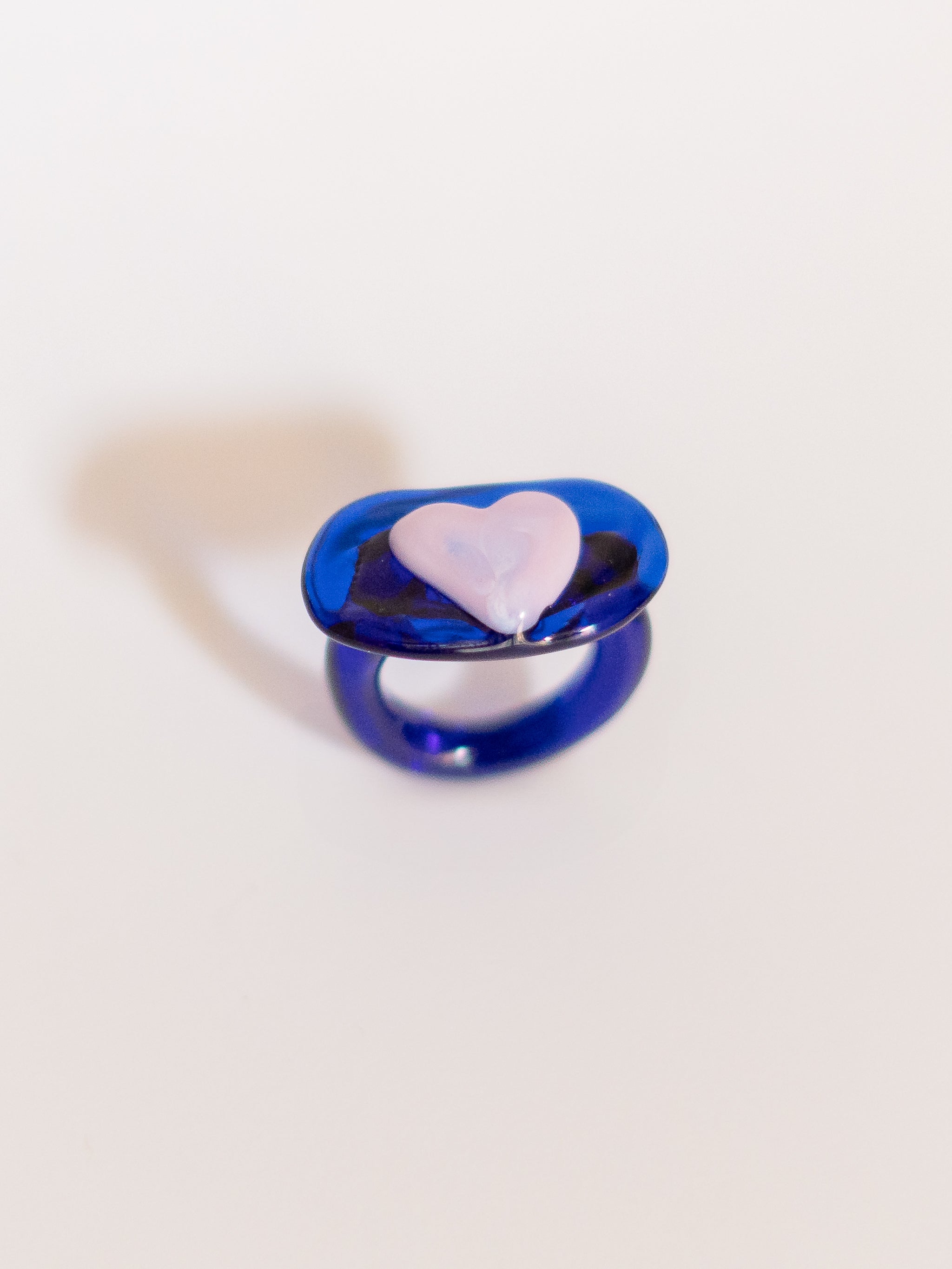 ANILLO HEART BLUE