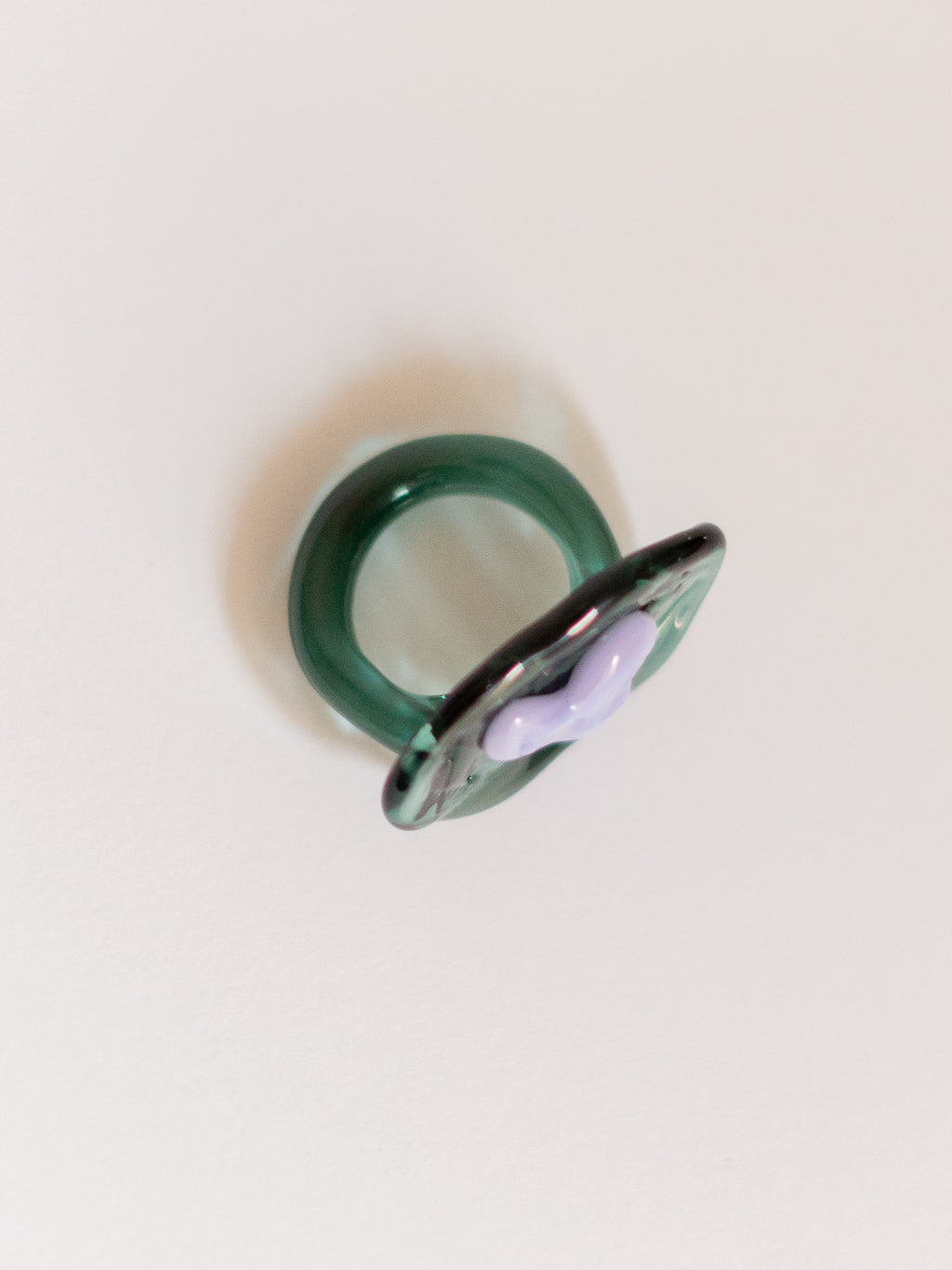 ANILLO HEART GREEN