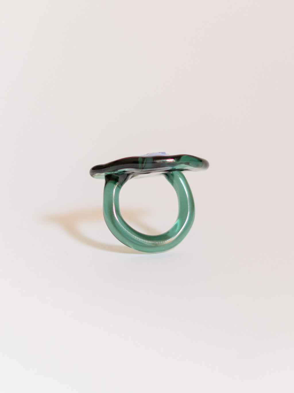 ANILLO HEART GREEN